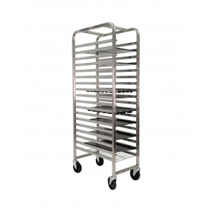 Rack trolley TS-2-RN-18 (collapsible stainless steel, in packaging)