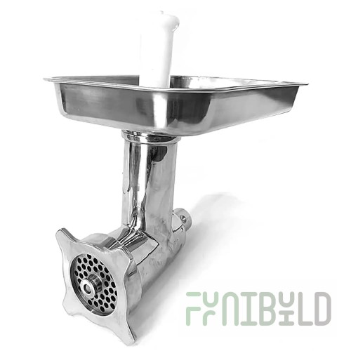 Eurodib HUB12M Meat Grinder Attachment # 12 Hub Stainless Steel