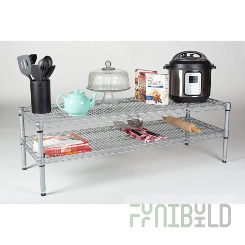 Eagle A1430V 30 Inch Adjustable Shelf Wire with Gray Epoxy Coating