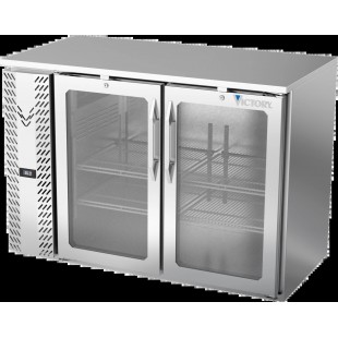 Victory VBBN48HC-G-PT-S Pass-Thru Back Bar Refrigerator Two-section 48