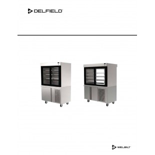 Delfield F5MC72DP 72 Inch Refrigerated Display Case Drop In 34.6 cu ft