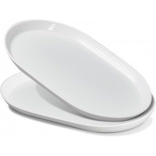 Stanton Trading STRE-13 11-1/2 Inch Oval Platter American White Ceramic Stanton Trading STRE-13 11-1/2 Inch Oval Platter American White Ceramic