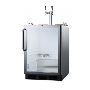 Summit SBC56GBINKCSSADA 24 Inch Draft Beer Cooler ADA Compliant Locking Door