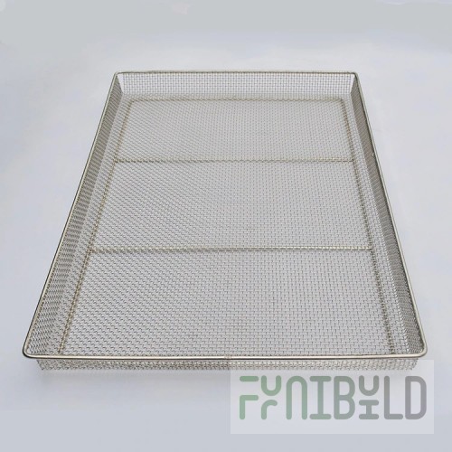 Baking tray 700x300x15 in for the oven SHZhE (black metal) (Grill Master)