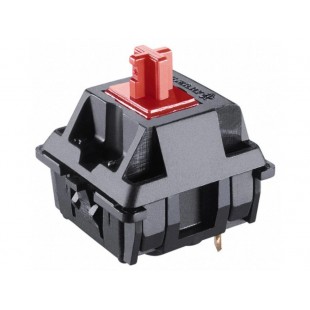 Single narrow red key switch without bulb (15A 250V)