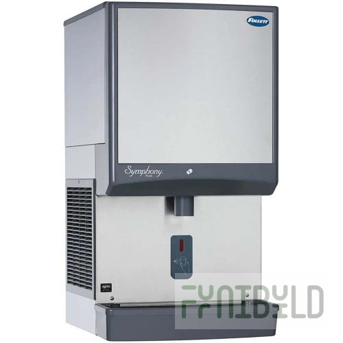 Follett E12CI425A-L Symphony Plus Air-cooled Ice & Water Countertop Dispenser 425 Lb/Day