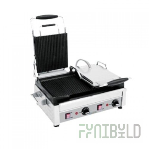 Eurodib SFE02375240 Panini Grill Double Left Side Flat