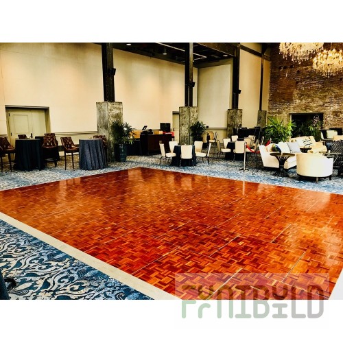 Forbes Industries 3220MTK1 12 Inch Width Portable Dance Floor Set With Vinyl Finish