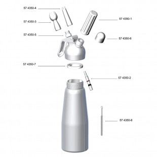 Browne Foodservice 574350-5 Nozzle Adaptor Brass for Whipped Cream Dispenser