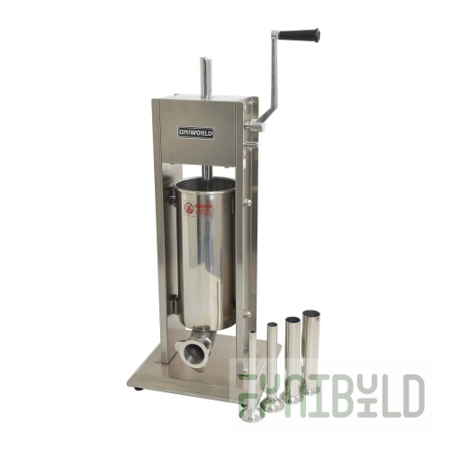 Uniworld Food Service Equipment USSC-DL3N 16.75 Inch Sausage Stuffer Deluxe with 4 Tubes