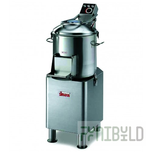 Potato peeler Sirman PPJ 20 on a stand (1545x560x880 in, 1.1 kW, 400 V)