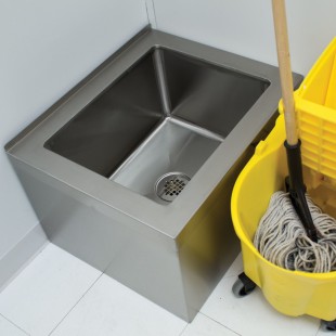 SPG International MOP-20-12 Universal Stainless Mop Sink Floor Mounted 20