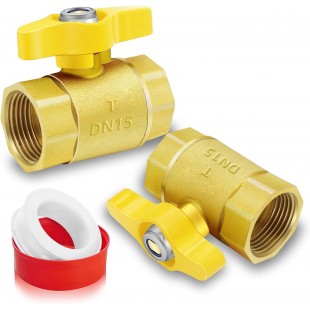 Optional 1-1/4 Inch Gas Shut-off Valve with Corrosion Resistant Design, Garland 2670100_LP