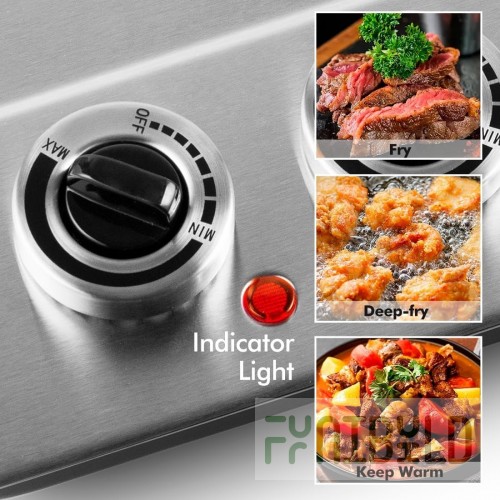 Light signal indicator for frying surface WY