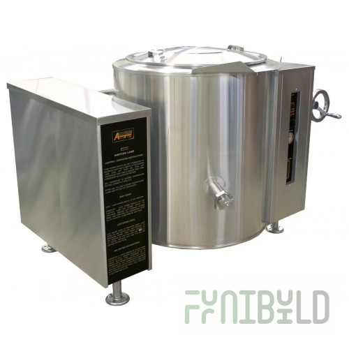 AccuTemp ALTLGB-30 30 Gallon Gas Tilting Kettle Stainless Steel 67,800 BTU