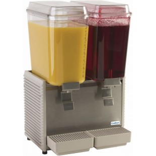 Crathco D25-3 17 Inch Electric Beverage Dispenser with Two Bowls