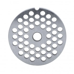 Omcan 11260 1/4 Inch Hubless #32 Carbon Steel Machine Plate for Meat Grinding