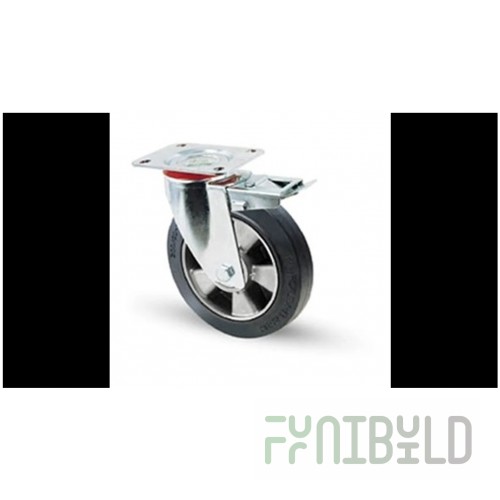 Firex CAMR0020 100mm Wheels Stainless Steel for Heavy Equipment Mobility