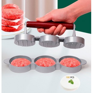 Sirman 40004500 MULTIPATTY Patty Press Manual Self-centering Molds (molds Not Included)
