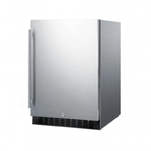 Summit SPR627OSCSSHV 24 Inch Outdoor All-Refrigerator 4.6 Cu Ft Stainless Steel