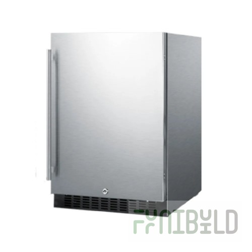 Summit SPR627OSCSSHV 24 Inch Outdoor All-Refrigerator 4.6 Cu Ft Stainless Steel