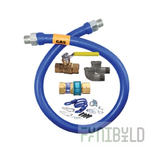 Dormont CAN1675BPEV36 3/4 Inch Diameter Gas Connector Kit with Full Port Valve