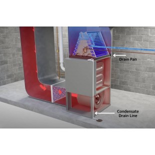Perlick 65565-1 10 Inch Pan Condensate Drain with Stainless Steel Construction
