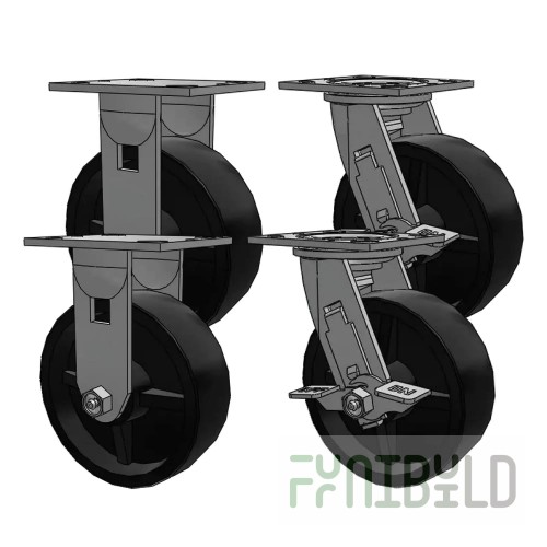 Empura Parts E-WS-CASTER-KIT-5IN 5