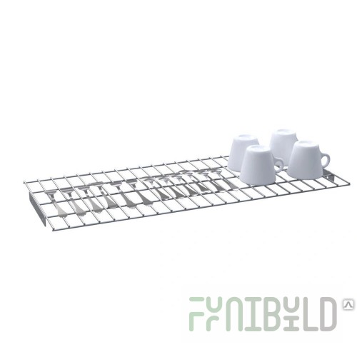 Shelf kit for cabinet boards ШЗДП-4-950-02-1 (878х237х132 in, AISI304 rod, for 14 boards)