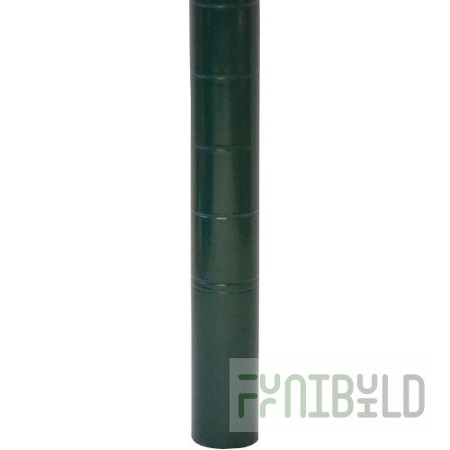 Omcan 31370 54 Inch Epoxy Post Without Leveler Support Post Epoxy Coated Green
