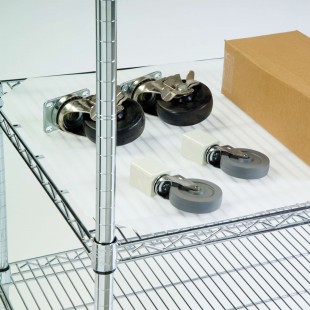 Eagle CSI-1836 36 Inch Shelf Inlay Clear Plastic Fits Between Posts 4 Packs