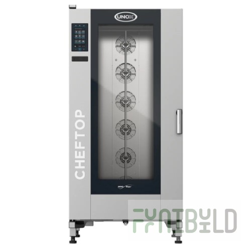 UNOX XAVL-2021-GPRS (GAS 120V) ChefTop MIND.Maps™ Plus Combi Oven/Steam Oven Is An Electric Roll-in Oven That Combines Heat