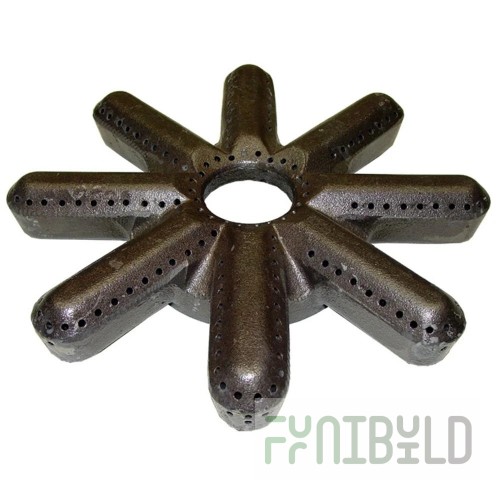 AllPoints 2702299 9.25 Inch Cast Iron Burner with Air Shutter - Garland Series S