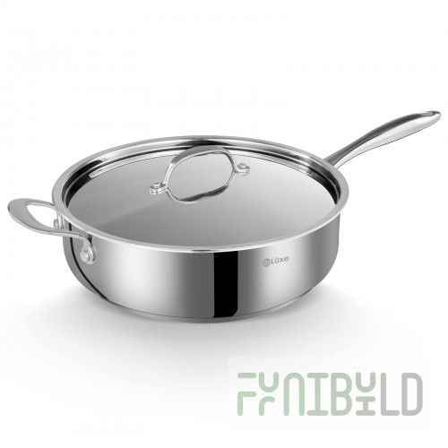 AllPoints 78336 7Inch Deep Third Size Pan With Durable Stainless Steel Construction