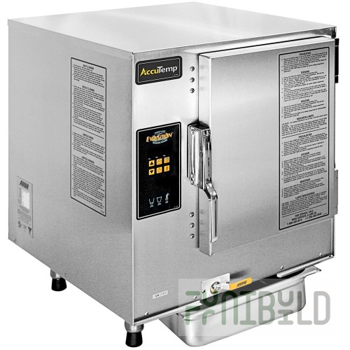 AccuTemp N61201D060 24 Inch Countertop Gas Boilerless Convection Steamer with Digital Controls 50000 BTU