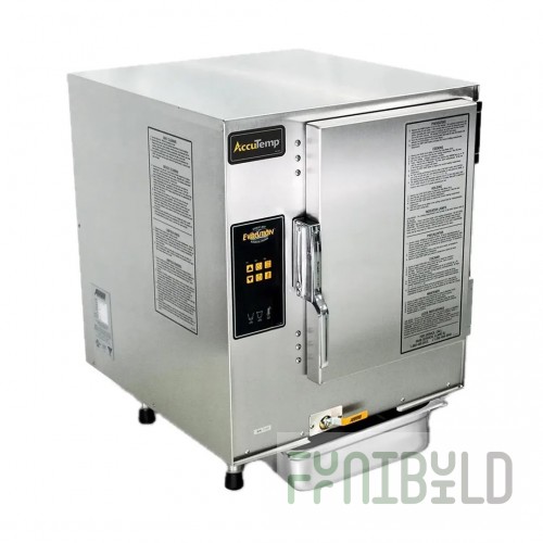 AccuTemp E62083D100 24 Inch Electric Countertop Boilerless Convection Steamer with Digital Controls