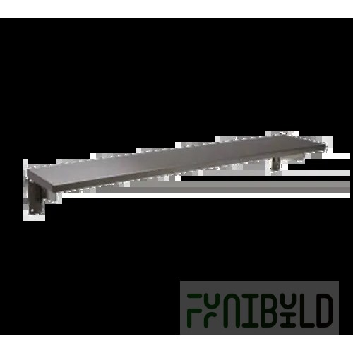 Advance Tabco TTS-2D 31 Inch Tray Slide Solid Stainless Steel with Drop Down Design