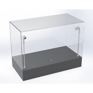 Neutral display case AC40 N 1.5-1 1500x400x200 in