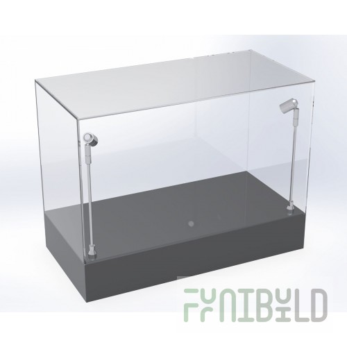 Neutral display case AC40 N 1.5-1 1500x400x200 in
