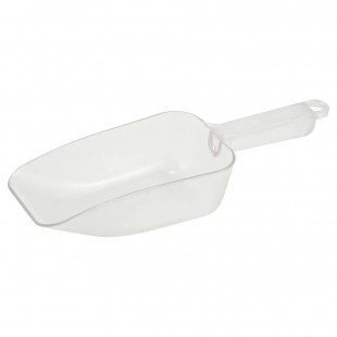 Winco PS-32 32 Oz Scoop NSF Polycarbonate with Flat Bottom for Food Handling