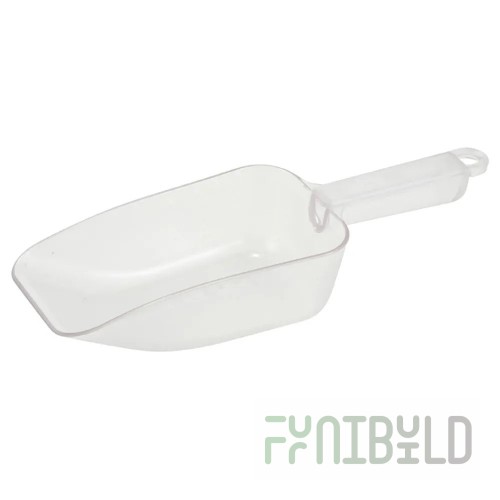 Winco PS-32 32 Oz Scoop NSF Polycarbonate with Flat Bottom for Food Handling