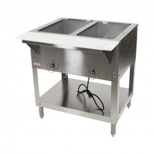 Hubert 28W-196 Kratos® Steam Table Electric 2 Wells