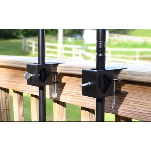 Hollowick TK10144 4 Inch Universal Fit Adjustable Deck Clamp for TIKI Torches Hollowick TK10144 4 Inch Universal Fit Adjustable Deck Clamp for TIKI Torches