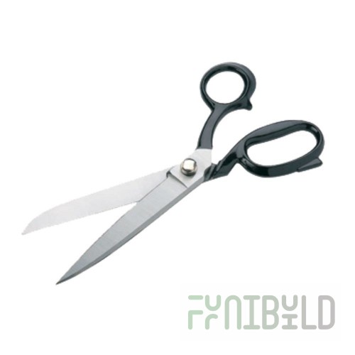 Matfer 072200 9-1/4 Inch Length Sugar Scissors Black Lacquered Handles Stainless Steel