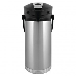 Service Ideas 10-00189-000 3 Liter Airpot Lever Style Ergonomic Handle Stainless Steel