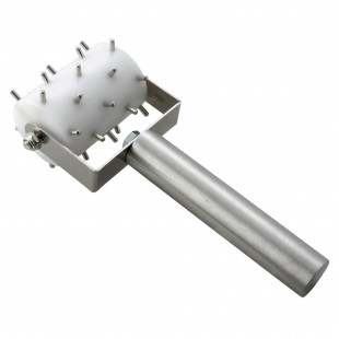 Winco RD-2 2-5/8 Inch Dough Roller Docker Stainless Steel Handle