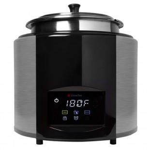 Cooktek 679101 14 Inch Digital Induction Soup Kettle with 4 Qt Tureen