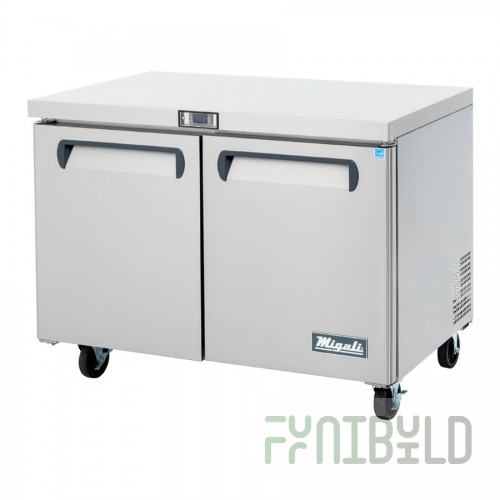 Migali Industries C-U48F-D-HC Work Top Freezer Undercounter 48