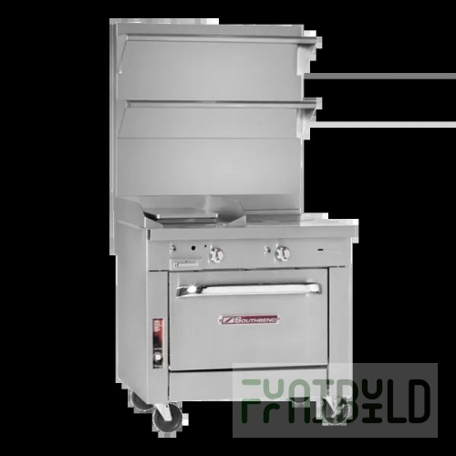 Atosa PPSL-10 10 Inch Manual Angled Gravity Feed Food Slicer with Built-in Sharpener