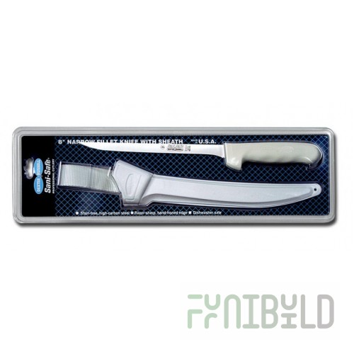 Dexter Russell 19183 8 Inch Narrow High-carbon Steel Fillet Knife with Sheath